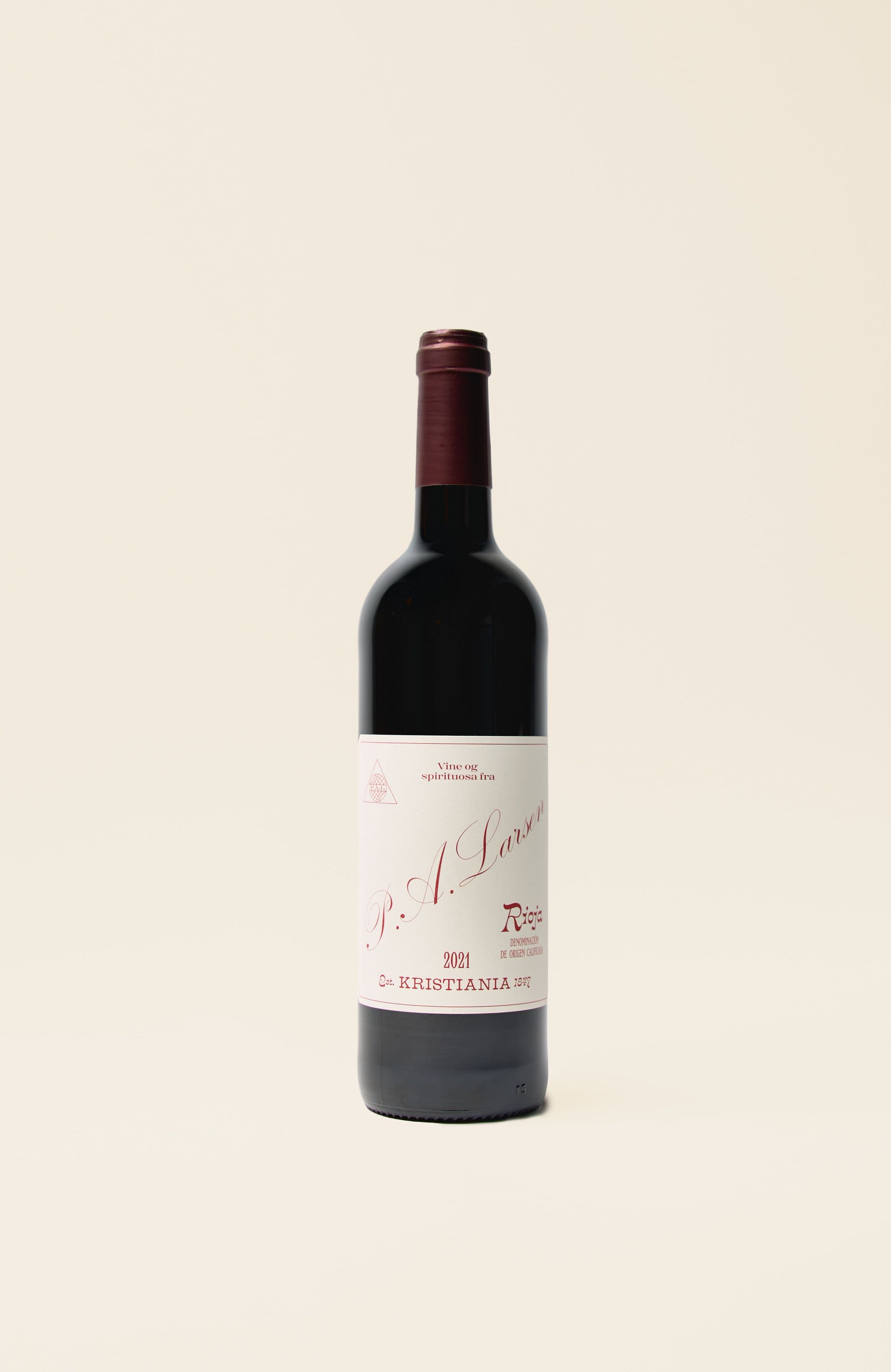 P.A. Larsen Rioja 2021 flaske